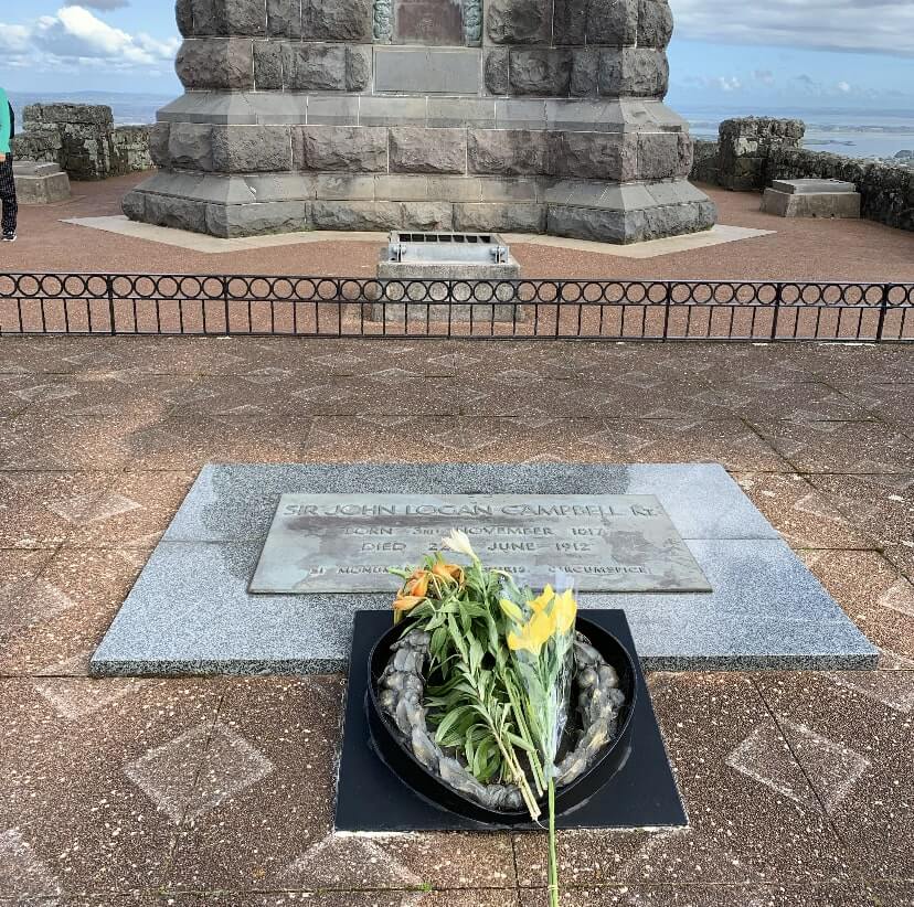Sir John Logan Campbell memorial at One Tree Hill, Auckland, New Zealand